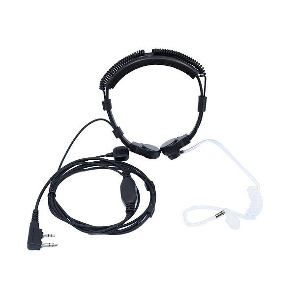 Laringofone PTT Kenwood Preto