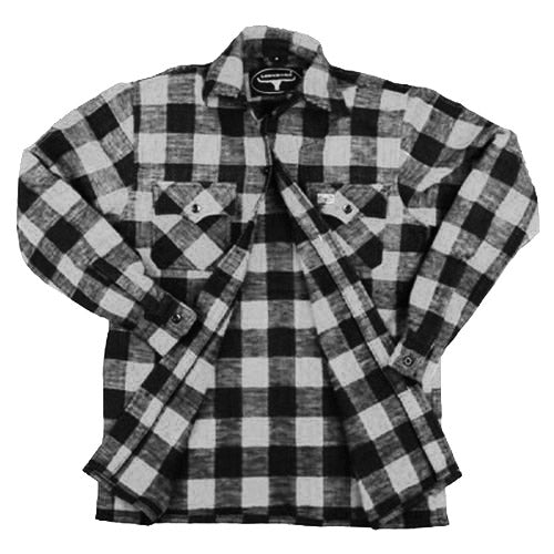 Fostex Flannel Shirt 2 CLR Grey - ContractorHouse