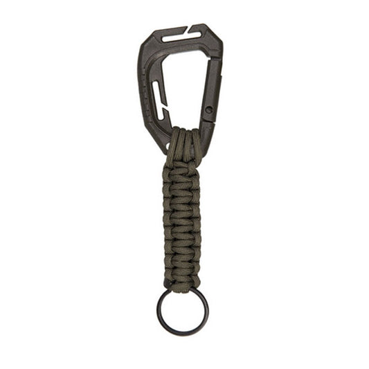 Green Paracord Tactical Carabiner