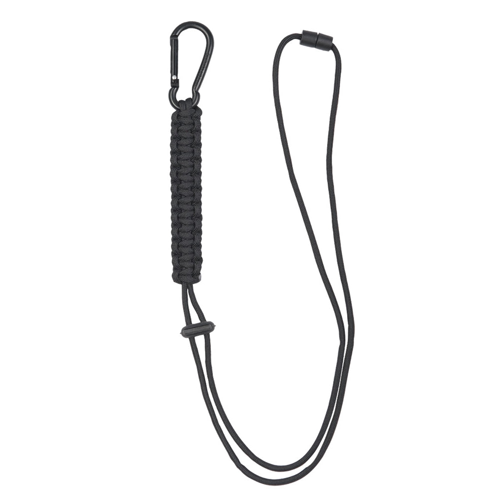 Corda C/Mosquetão Paracord BK