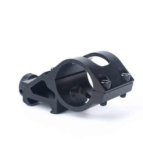 Metal 45° offset flashlight/laser mount 1' black