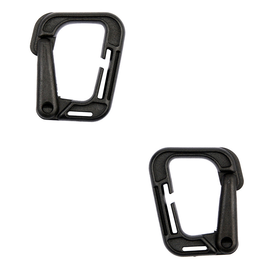 101 Inc Molle Carabiner Hook Grimlock 2 Black