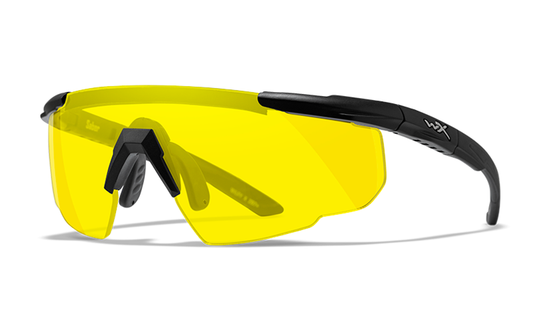Saber ADV pale Yellow Matte Black Frame W/bag