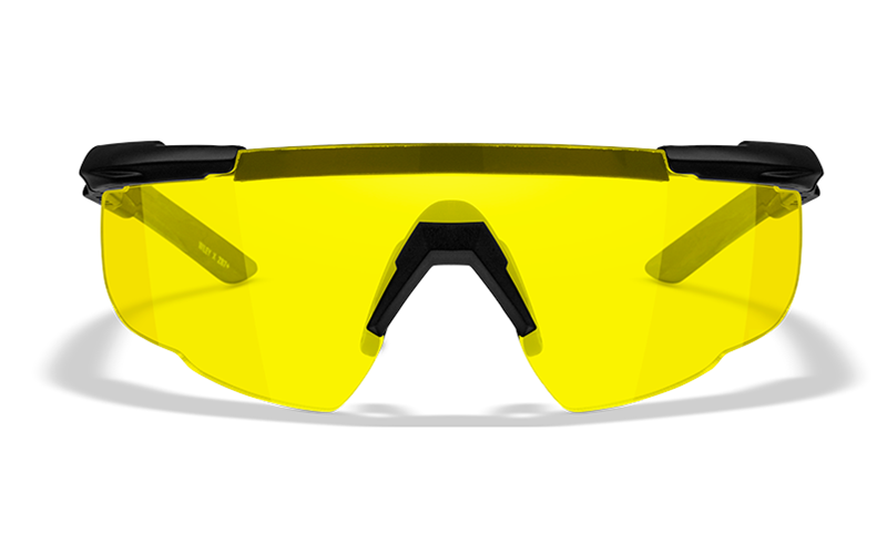 Saber ADV pale Yellow Matte Black Frame W/bag