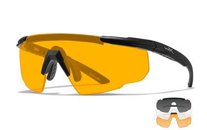 Wiley X Saber Advanced Smoke/Clear/Rust Matte Black Frame - ContractorHouse