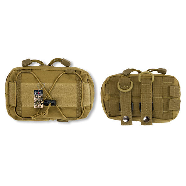 Bolsa Barbaric Molle Velcro TAN