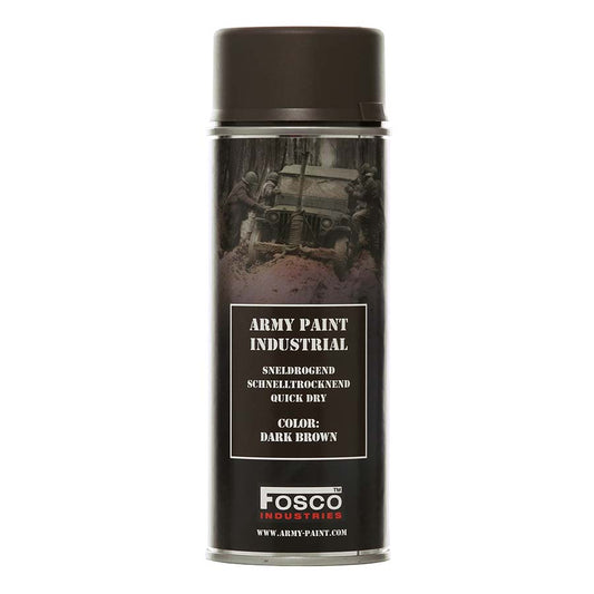 Matte Spray Army Paint 400 ml Dark Brown