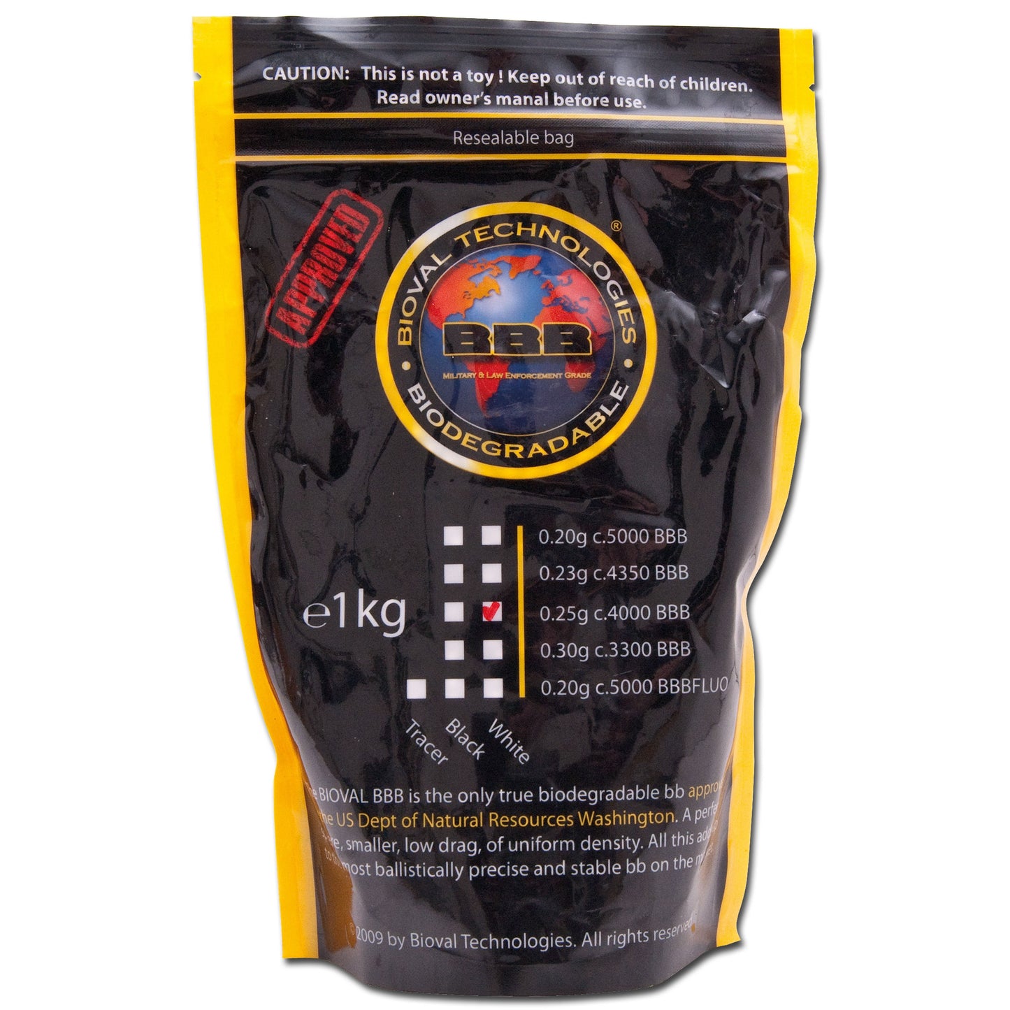 Bioval BBs Bio 0.25 1 Kg