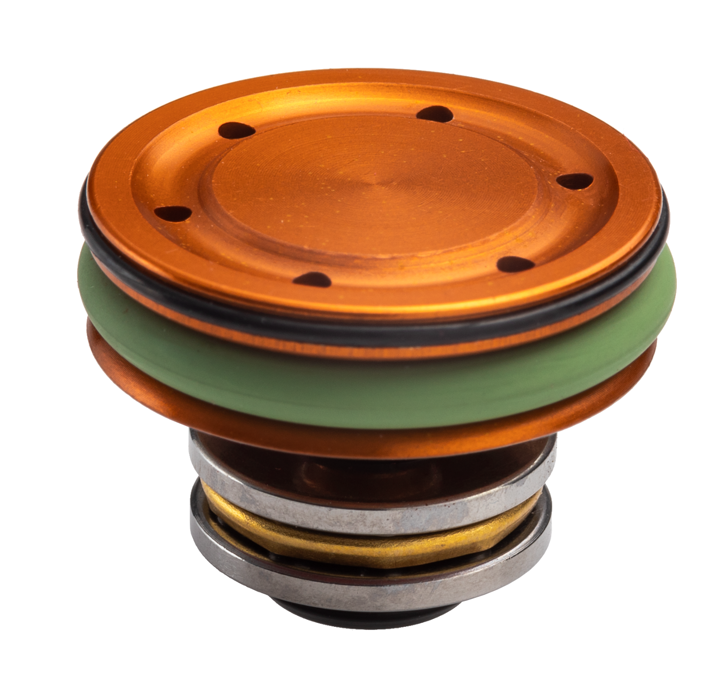 CNC ERGAL double o-ring ball bearing AEG Piston Head (TPGE)