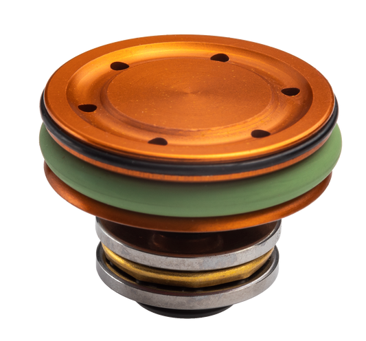 CNC ERGAL double o-ring ball bearing AEG Piston Head (TPGE)