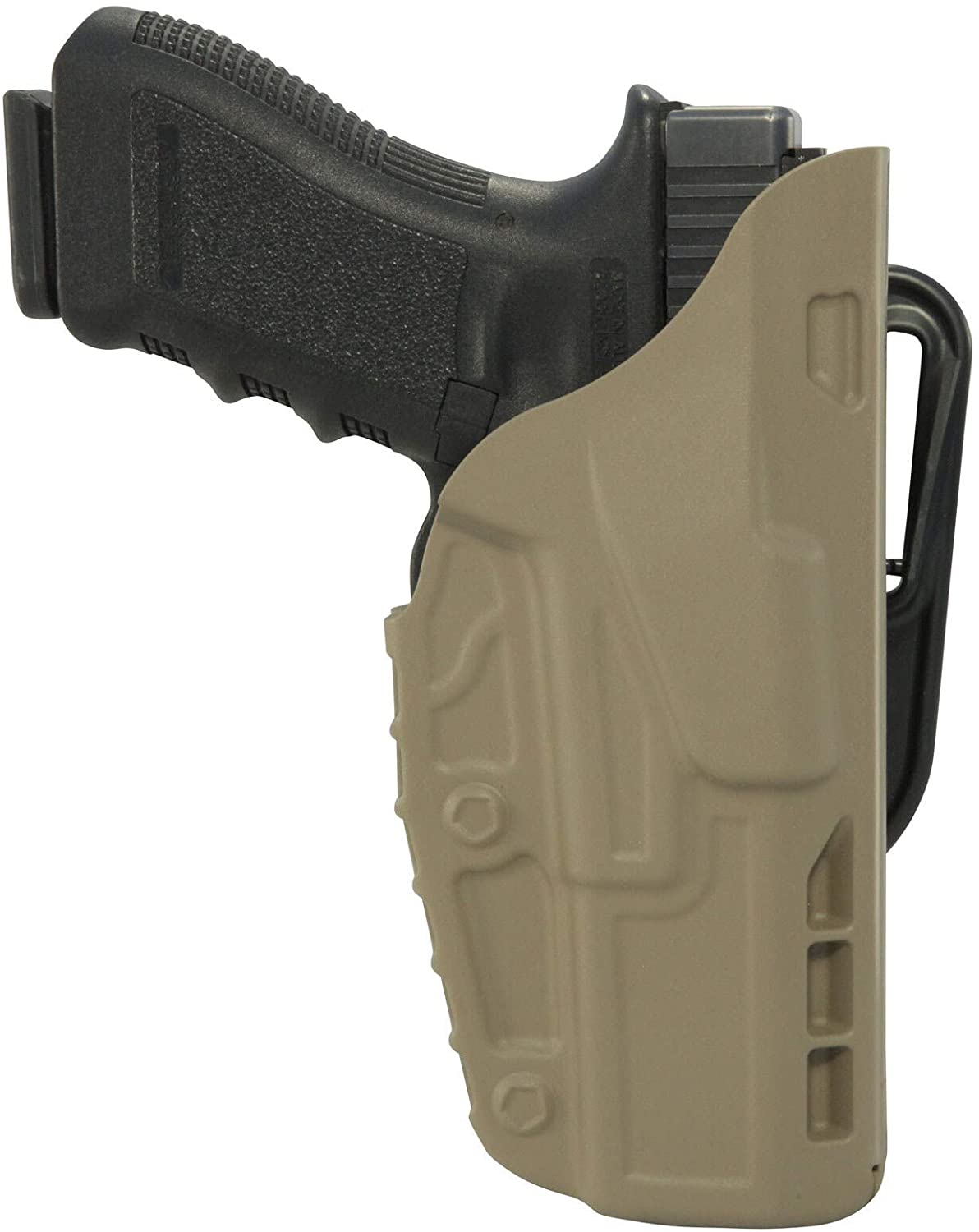 Safariland Model 7377 7ST ALS Concealment Belt Slide Holster Glock 19/23 Coyote