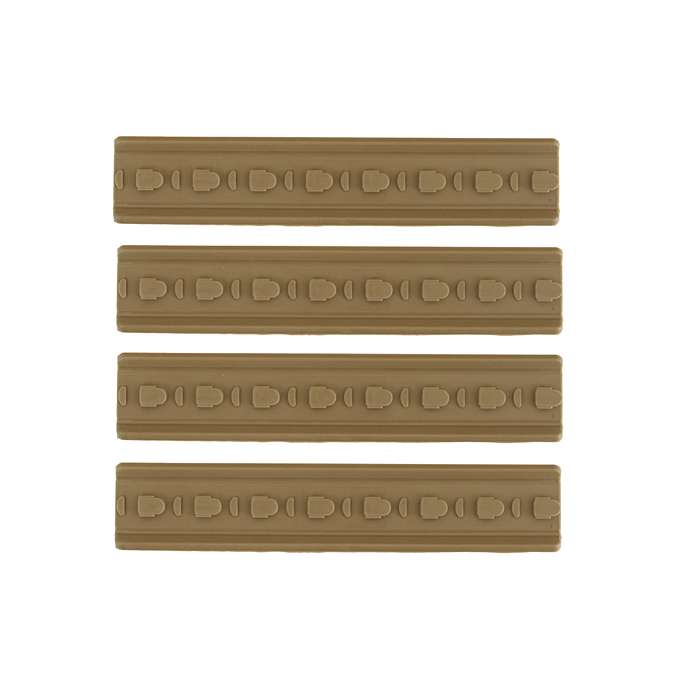 Rubber Panel Kit Type B for Key-Mod Handguard - Dark Earth