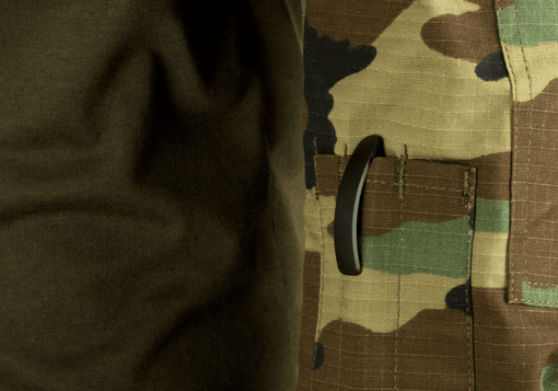 Invader Gear Combat Shirt Woodland - ContractorHouse