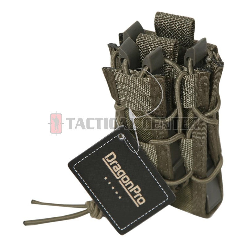 DRAGONPRO DP-PO009 Double Decker Mag Pouch - Color: OD