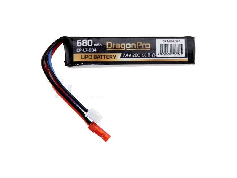 Dragonpro DP-L7-034 7.4V 680 MAH 20C Lipo 74x17x12MM