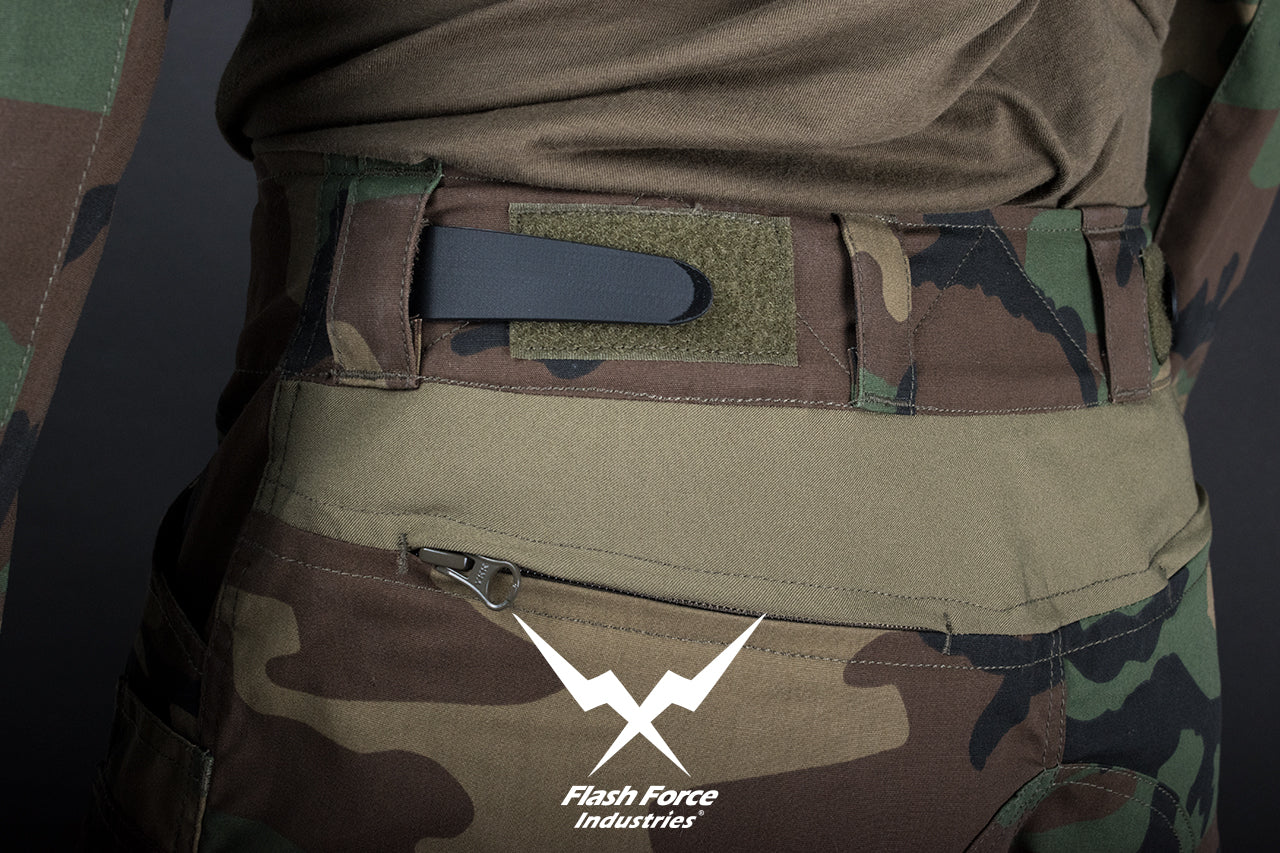 Combat Set Woodland Camo M81 Gen3 Set Ex.20 Edition Flash Force Ind. (ffi-m81gen3-18pc) - Taglie : L