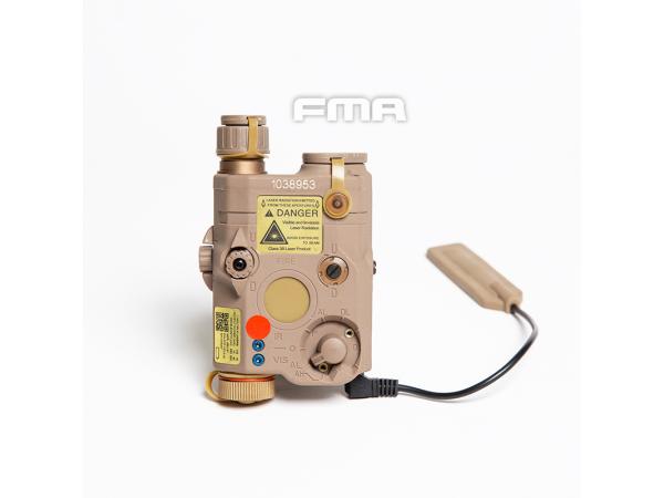 FMA PEQ LA5 Upgrade Version LED White Light + Red Laser With IR Lenses tan
