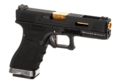 G-Force 17 BK Gold Barrel Metal Version GBB