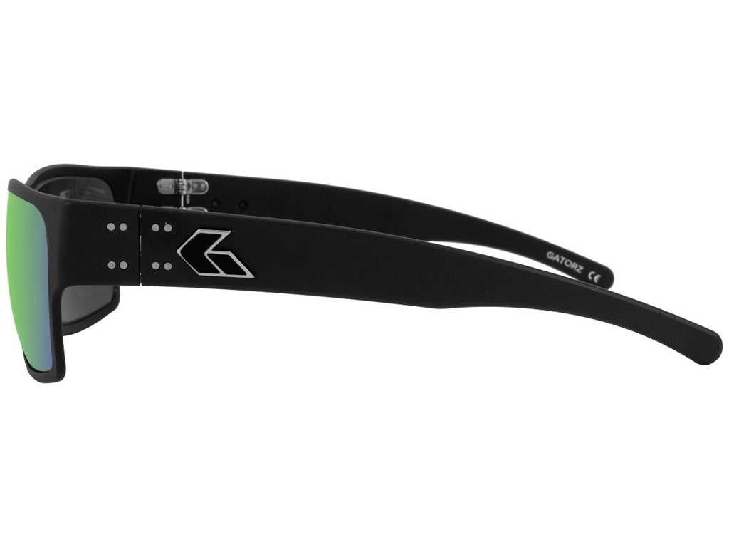 Delta Matte Black Brown Polarized W/Green Mirror