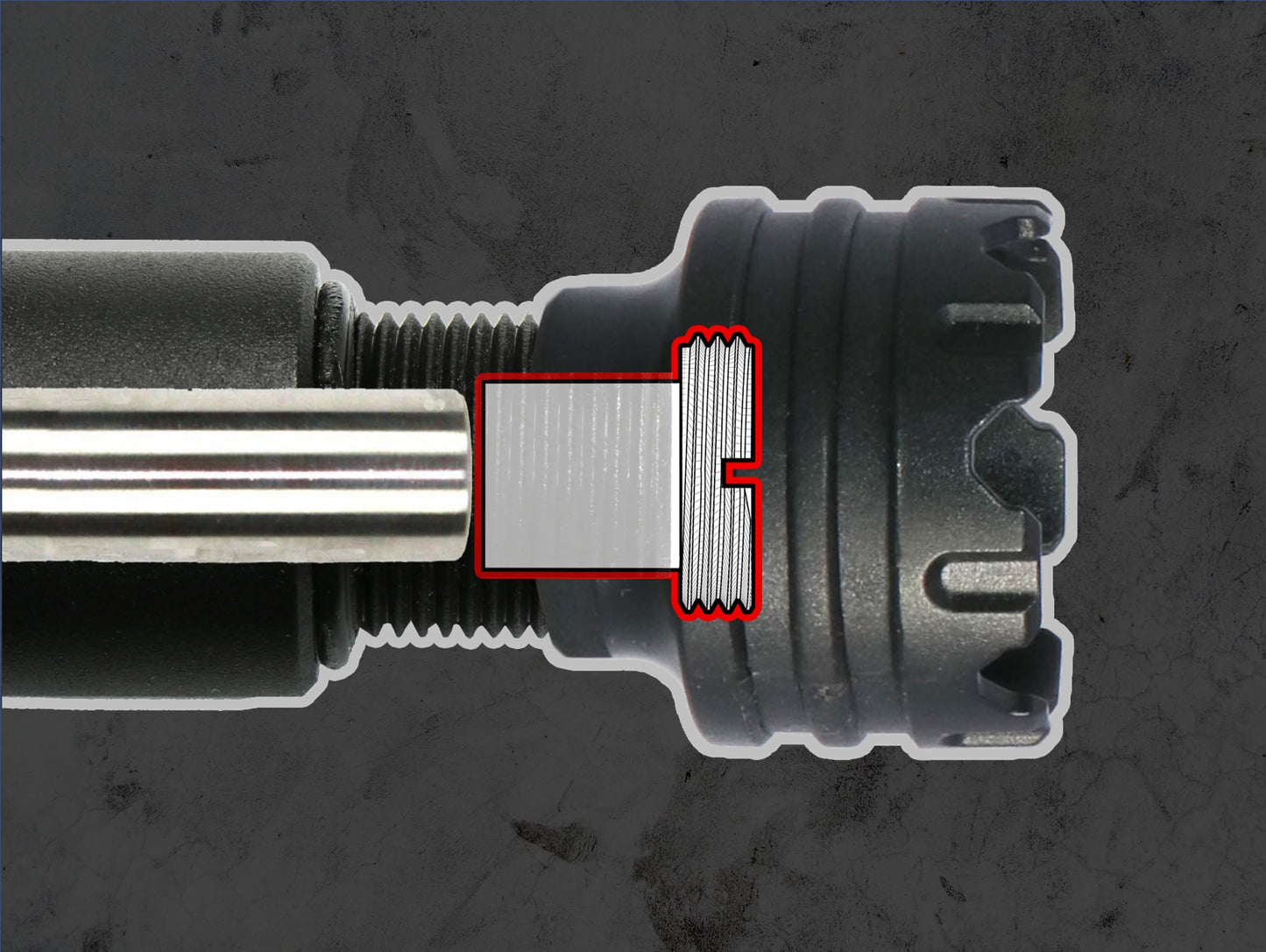 AIRTECH STUDIOS G&G Arp9/556 IBS Inner Barrel Stabilizer