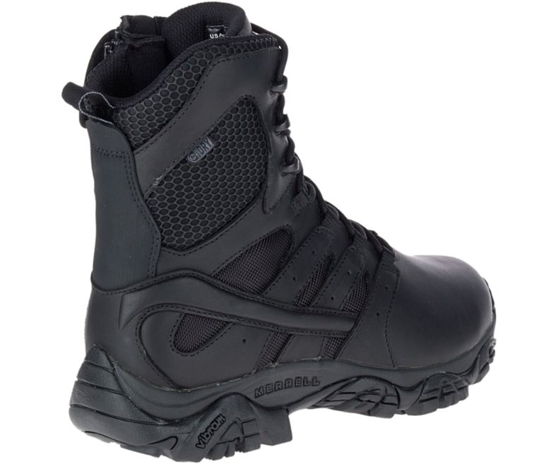 Merrell 8' Moab Tactical Reponse Waterproof Boot Black - ContractorHouse