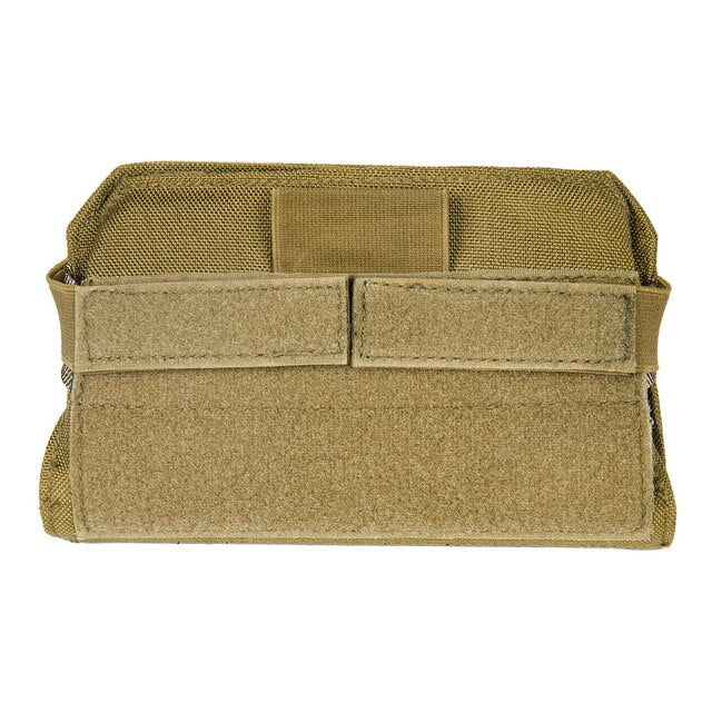 Tactical Molle Phone Map Holder Admin Pouch Front Panel Coyote
