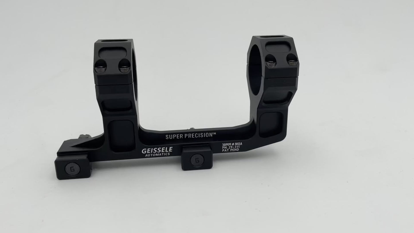 Mount 30mm gei style super precision 1.93" black milsim series