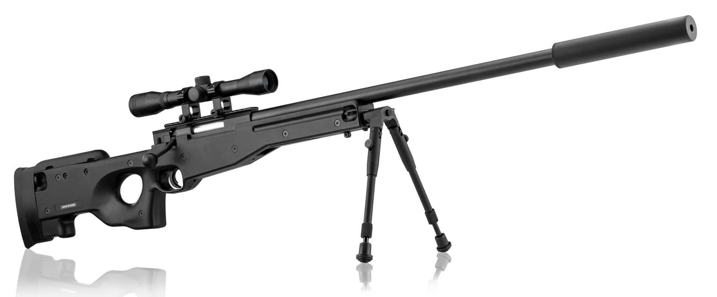 Lancer tactical Pack sniper type AW308 + Scope 4 x 32 + Bipod + suppressor
