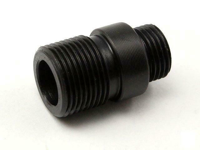 WE pistols silencer adaptor - short, black