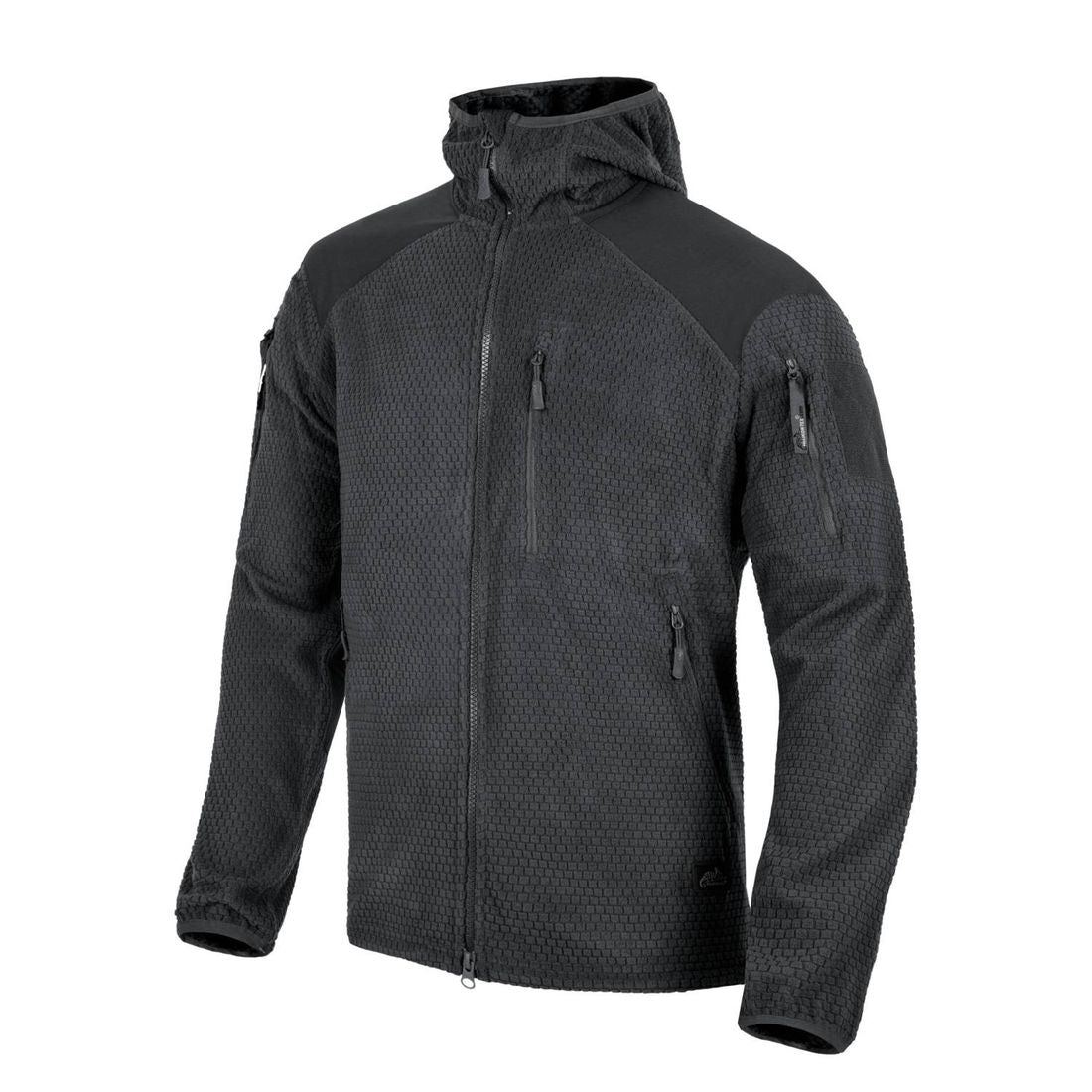 ALPHA TACTICAL Jacket - Grid Fleece - Black XS
