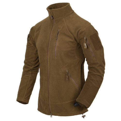 Alpha Tatical Jacket Grid Fleece Coyote M