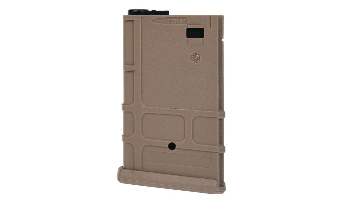 CARREGADOR CURTO POLIMERO AEG M4 190 RDS TAN SAIGO