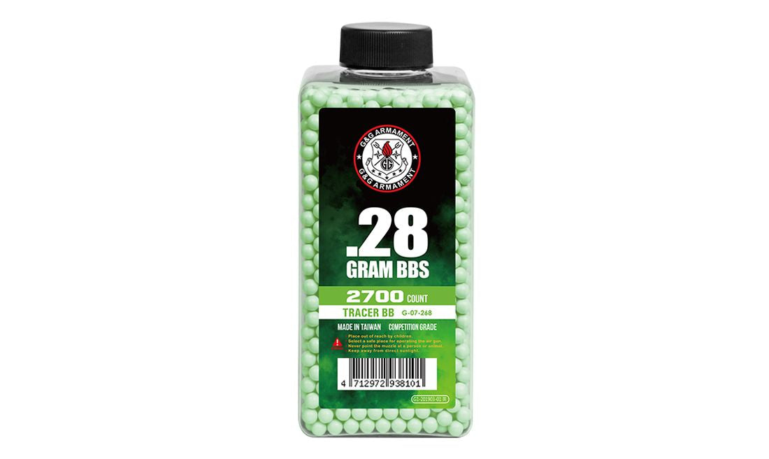 G&G BB 0.28 Green Tracer 2700