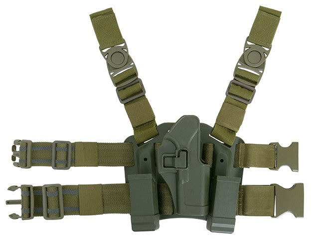 CS Holster w/drop leg For Glock - OD