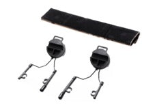 Tactical Helmet Rail Adapter Set for Comtac I&II Black