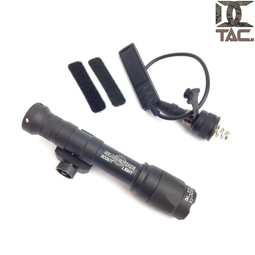Flashlight surefire style M600C scout light BLACK dc tactical