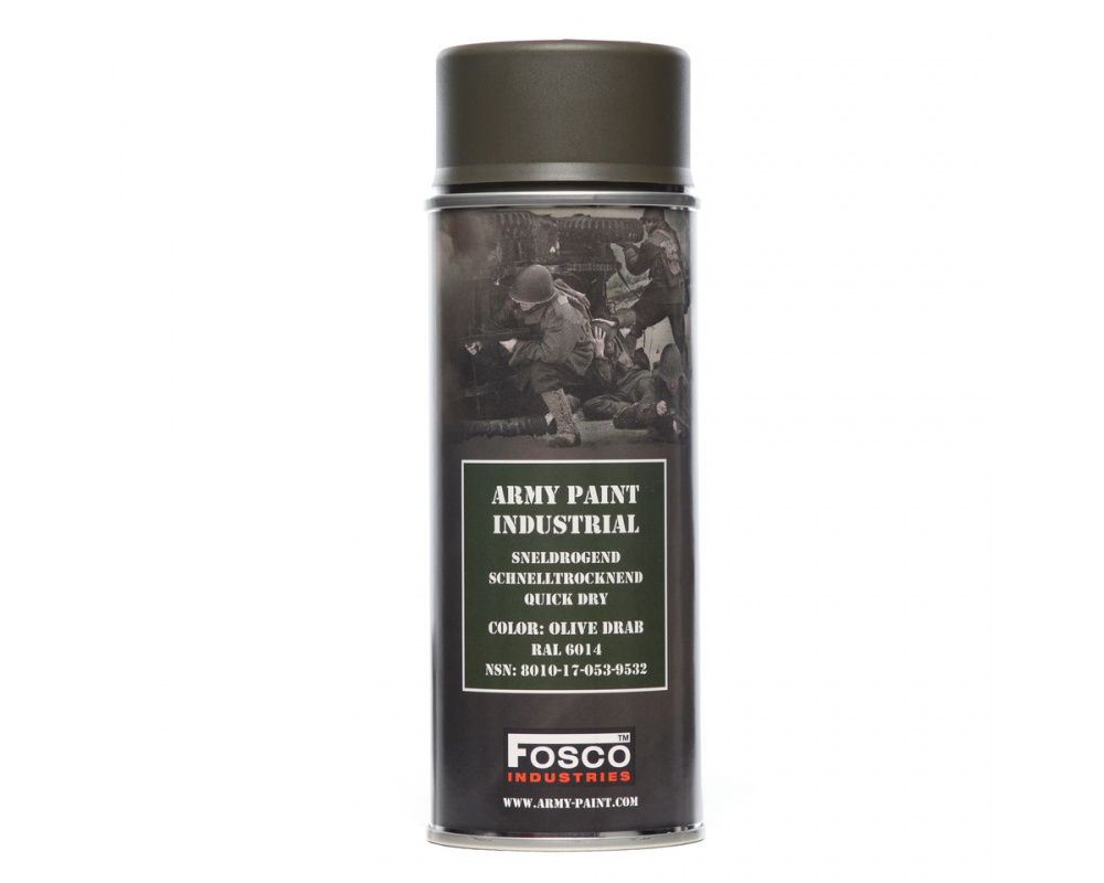Matte Spray Army Paint 400 ml Olive Drab RAL6014