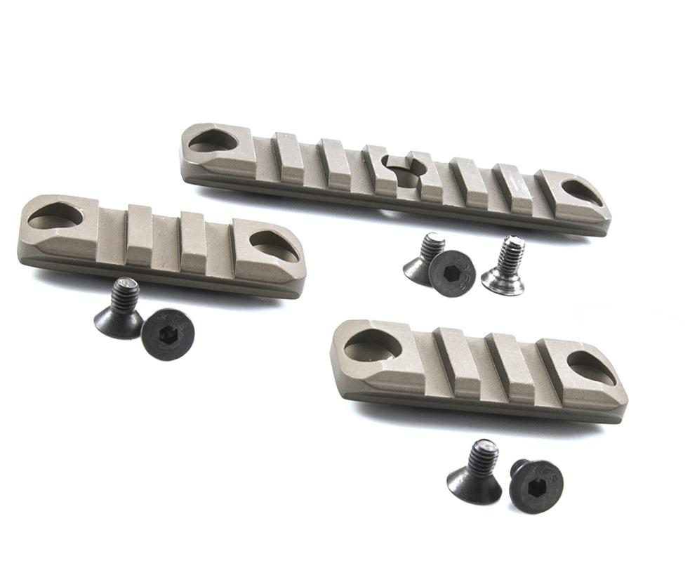 Set 3 Pieces Black 416 Rahg rail 20mm weaver neptune DE