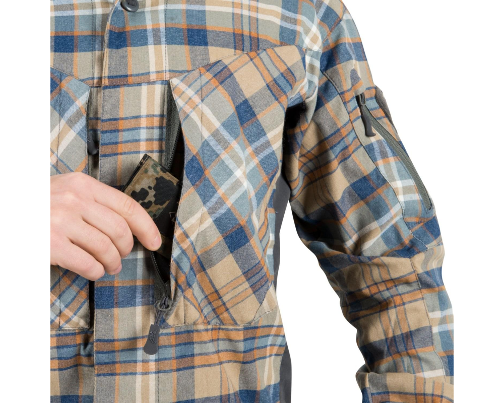 Helikon - Tex MBDU Flannel Shirt Ginger Plaid - ContractorHouse