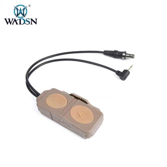 Double remote control flashlight/laser small DARK EARTH wadsn