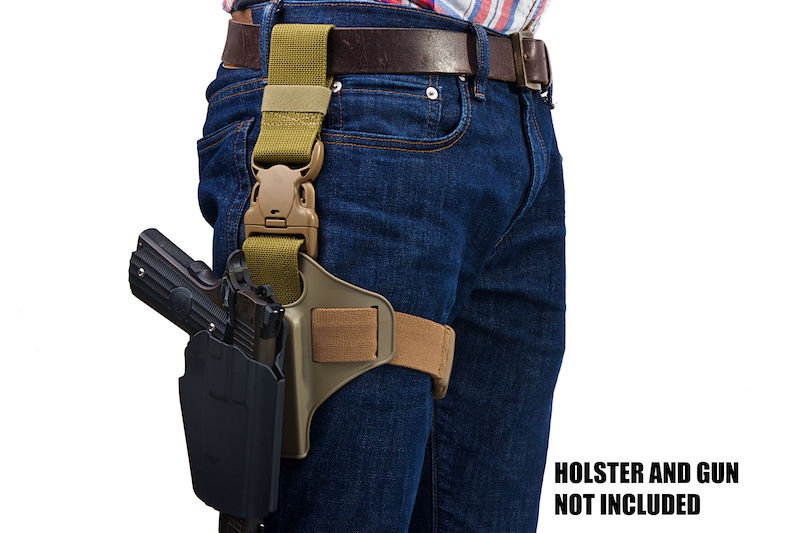GK Tactical Single Strap Holster Panel Coyote Brown - ContractorHouse