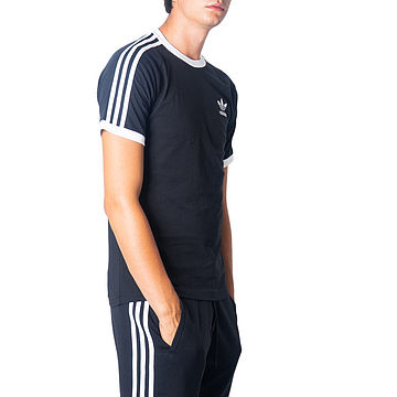 Adidas - T-shirts Homem Preto
