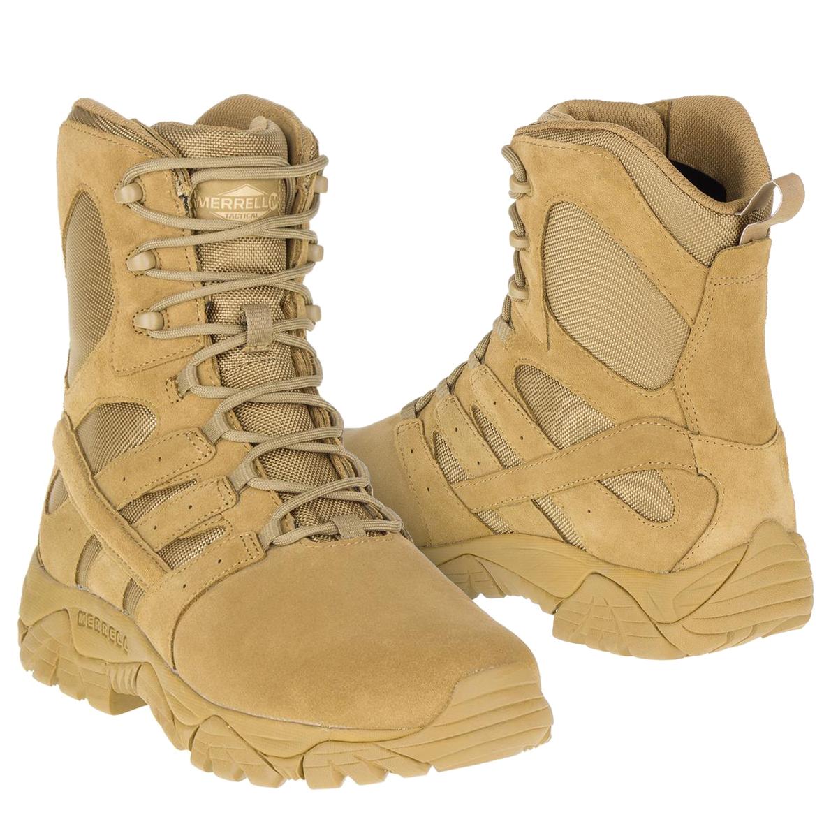 Merrell 8' Moab 2 Tatical Defense Boot Coyote - ContractorHouse