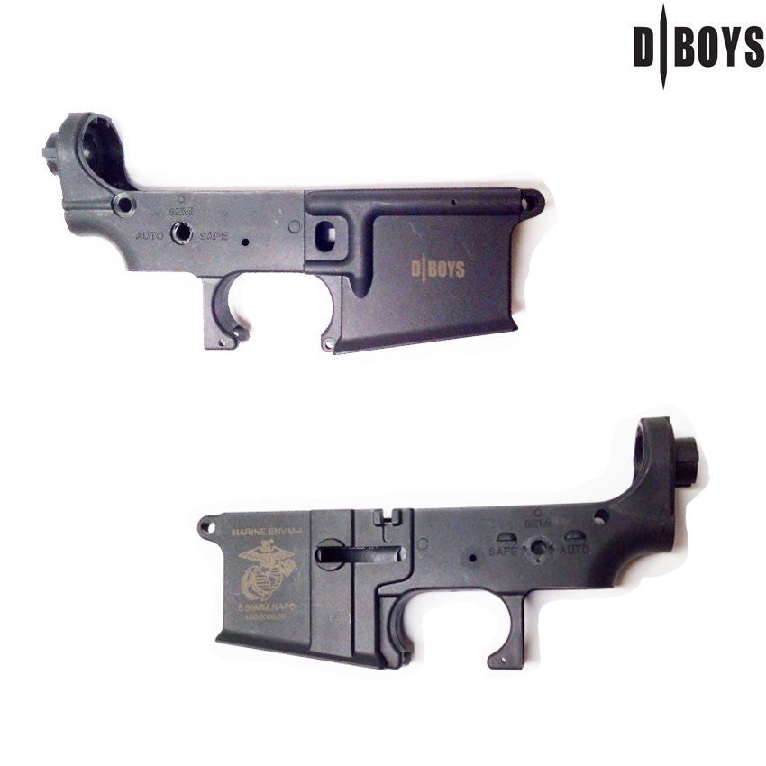 Lower Receiver In Polimero Per M4/m16 Black Dboys