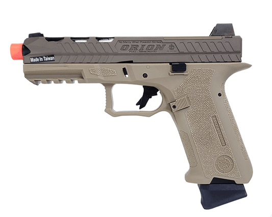 Poseidon PPW-02-P-BK Orion Nº2 Performance Airsoft GBB Pistol tan