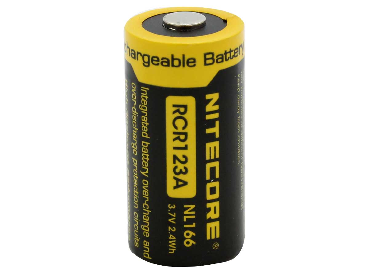 RCR123 Battery 3.7V 650 mah Nitecore