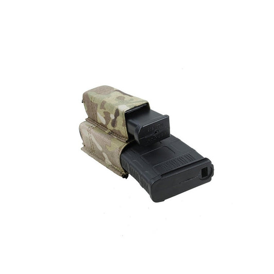 TMC Lightweight 5.56+9 MM Shorty PWI Mag Pouch Set Multicam
