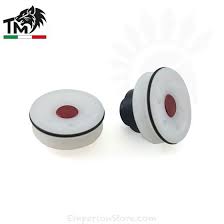 DELRIN WHITE PISTON HEAD WITH RADIAL HOLES