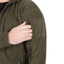 Alpha Tatical Jacket Grid Fleece Coyote M