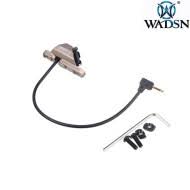 Tactical UT button LC SF plug remote switch DARK EARTH wadsn